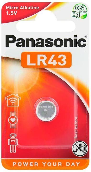 Actual product image Panasonic Micro Alkaline (1 pcs., LR43, 100 mAh)