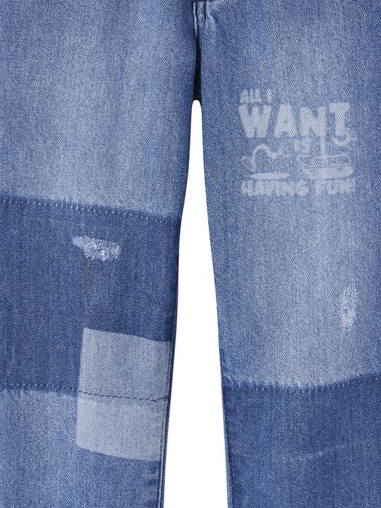 Immagine prodotto Vertbaudet Jeans dritti da ragazzo con toppe (92)