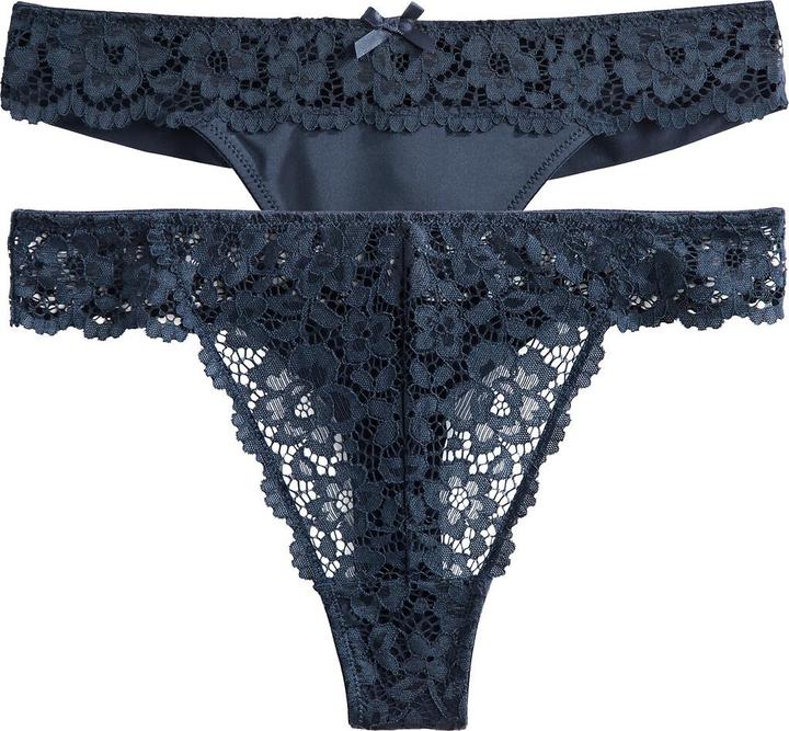 Produktbild La Redoute Collections 2er-Pack Tanga-Slips Signatures (44, 2er Pack)