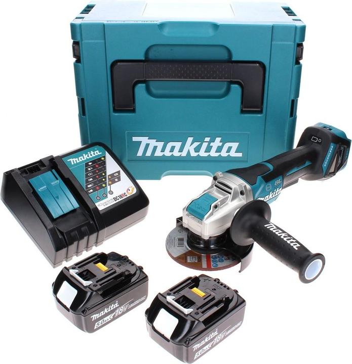 Actual product image Makita Battery angle grinder (125 mm)