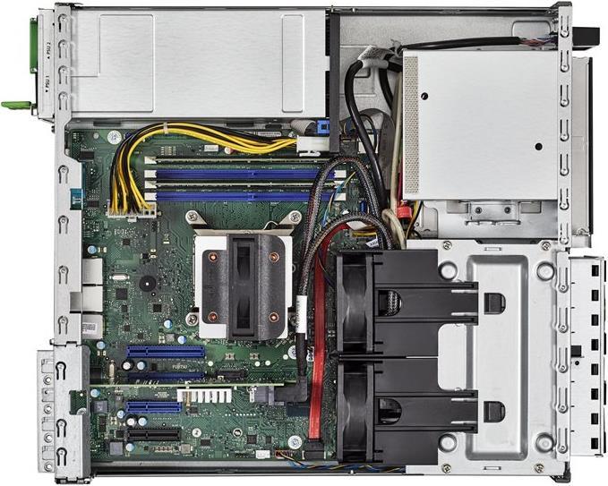 Actual product image Fujitsu Primergy TX1320 M4 (Intel Xeon E-2136, 16 GB, Tower Server)