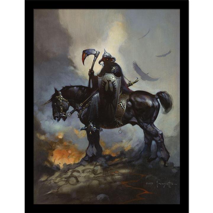 Produktbild Frank Frazetta Gerahmtes Poster Death Dealer (40 x 30 cm)