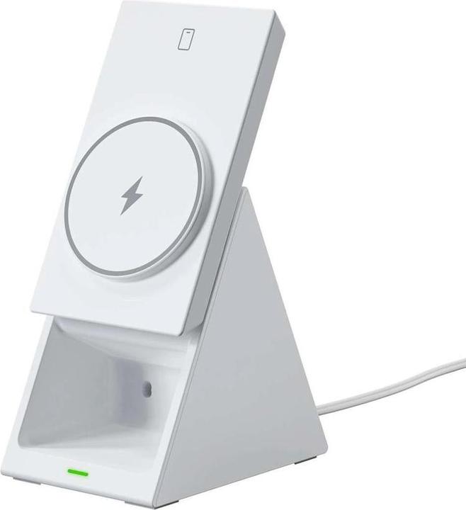 Actual product image Choetech T600 15W 3in1 induction charging station - white (15 W)