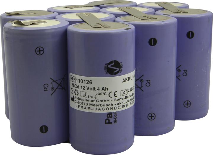 Actual product image XCell NC battery suitable for S&W Zoll defibrillator NTP CE compliant (1 pcs., 4000 mAh, Rechargeable battery)