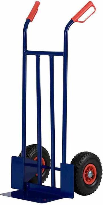 Image du produit FORT Diable Diable de transport en acier bleu, 40x115 cm, pneus : pneumatiques