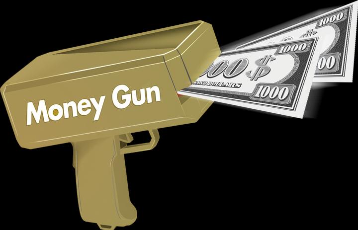Produktbild Amo Toys Pocket Money - Money Gun Incl. Paper Money 100 pcs (570305)