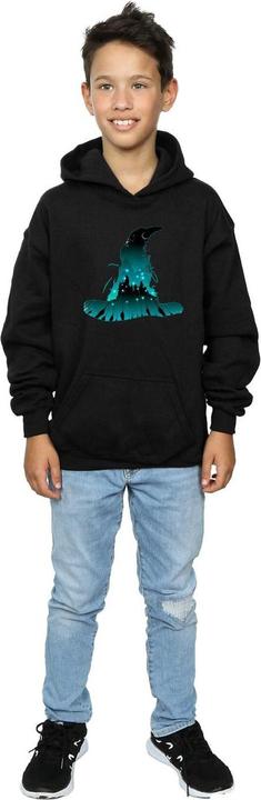 Actual product image Boys Hogwarts Silhouette Hoodie (140, 146)