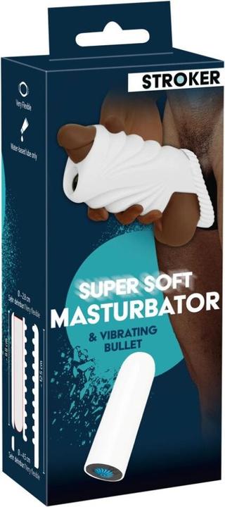 Image du produit Stroker Masturbateur Super Soft & Bullet vibrant