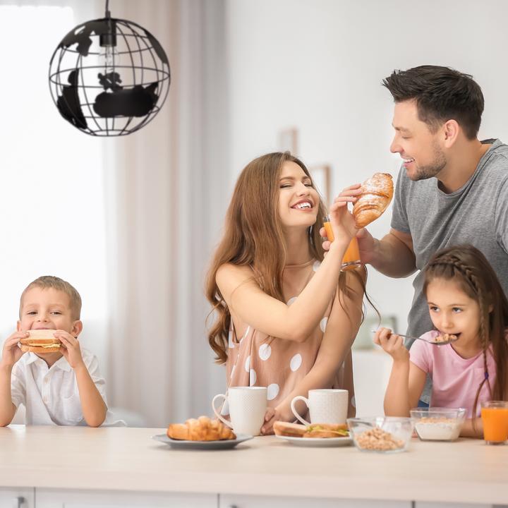 Produktbild Relaxdays Hängeleuchte Kugel (E27)
