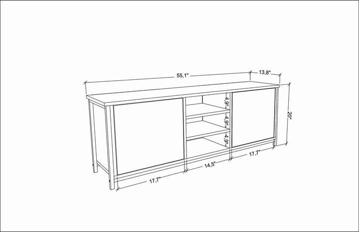 Produktbild Kalune Design Roy (140 x 35.3 x 50.8 cm)