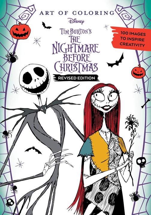 Produktbild Art of Coloring: Disney Tim Burton's The Nightmare Before Christmas (Englisch, Disney Books, 2023)