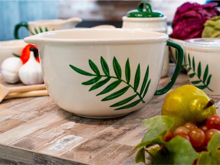 Actual product image neuetischkultur Mixing bowl 27 litre olive branch (20.50 cm, 2.70 l, 1 x)