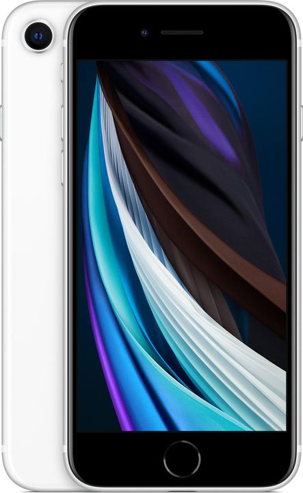 Actual product image Forza Refurbished iPhone SE 2020 (128 GB, White, 4.70", 12 Mpx, Hybrid Dual SIM, B / Very good)