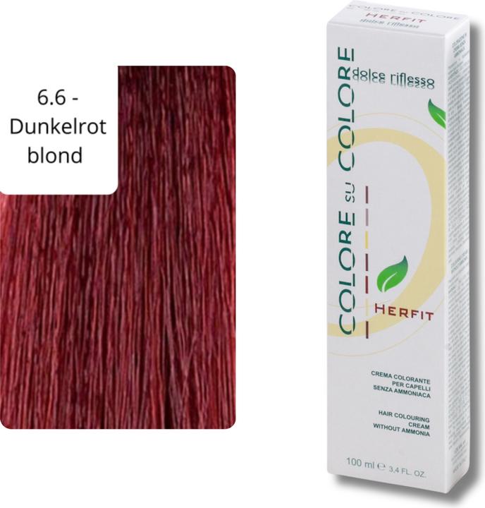 Produktbild XanitaliaPro Haarfarbe Ohne Ammoniak (6.6 - Dunkelrot blond)