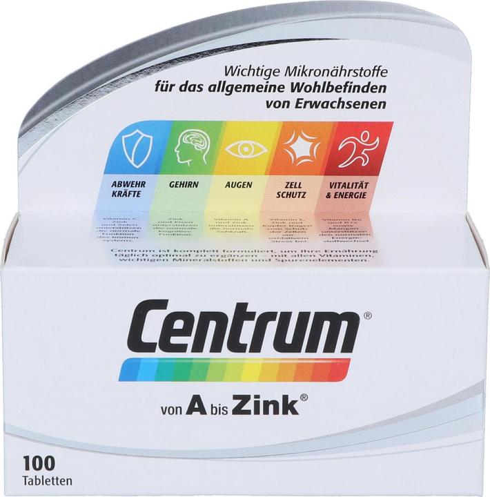 Actual product image Centrum A Zinc (100 Piece, Capsules, 175 g)