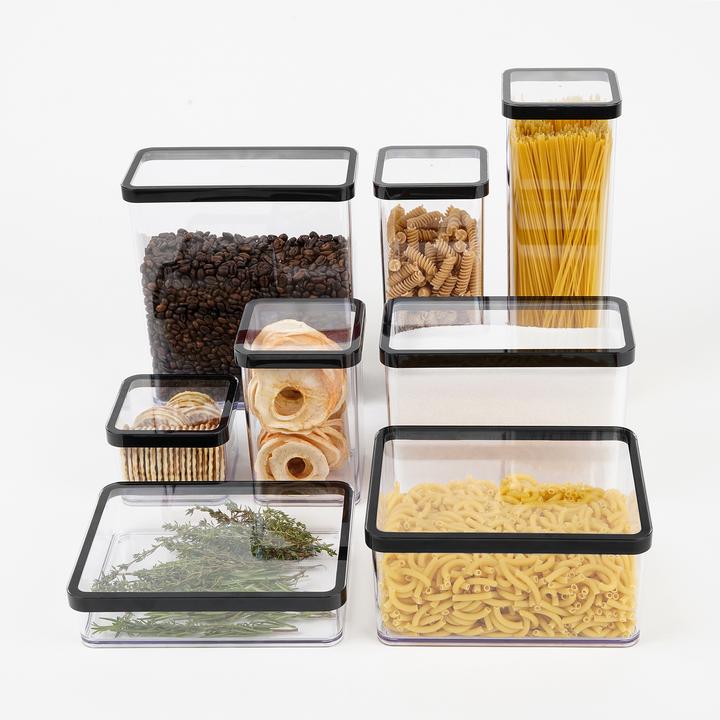 Actual product image Rotho Set of 5 premium tins LOFT