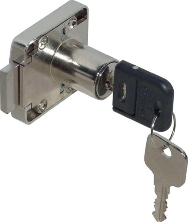 Image du produit BMB Serrure à visser, dimension de broche 25 mm, fermeture identique à gauche et à droite