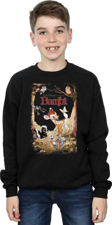 Immagine prodotto Disney Bambi Retro Poster Felpa Ragazzi (140, 146)