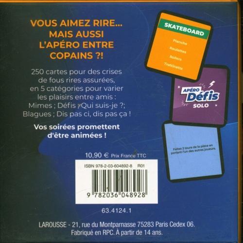 Immagine prodotto Larousse pratique Apéro multi-jeux entre copains (Francese, Collettività, 2024)