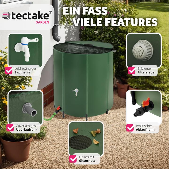 Image du produit tectake Réservoir d'eau de pluie (500 l)