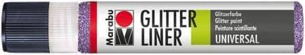 Immagine prodotto Marabu Effetto vernice Glitter Liner, 25 ml, glitter lavanda (GLITTER-LAVANDA, 25 ml)