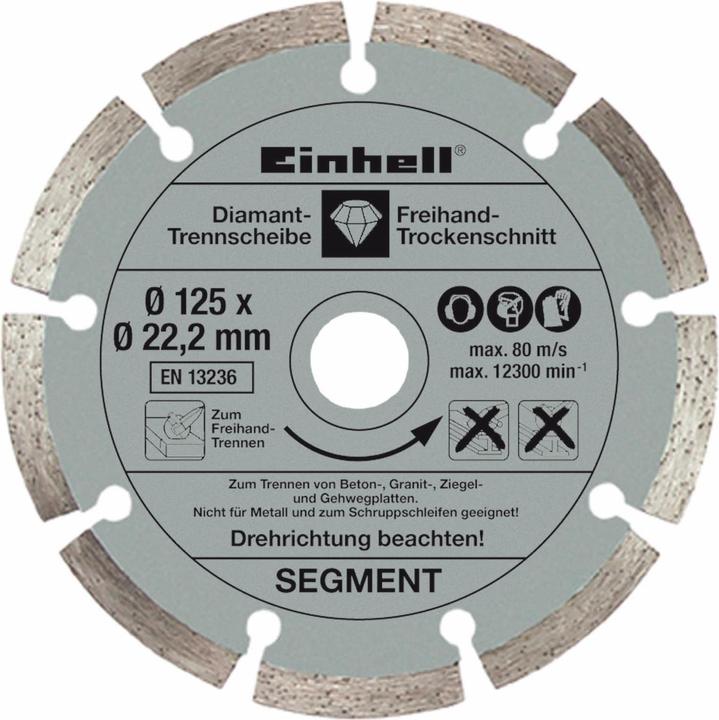 Image du produit Einhell Meuleuse d'angle 125 mm 750 W T (125 mm)