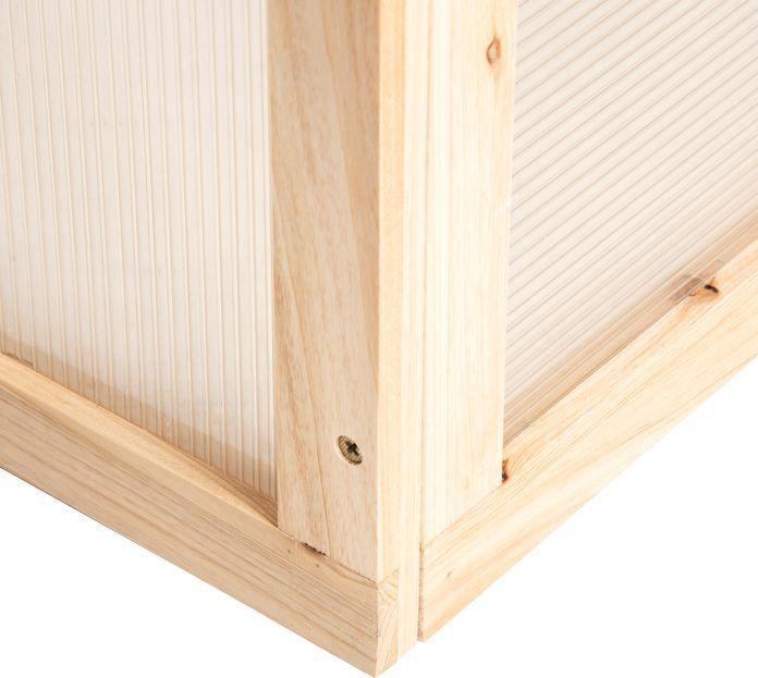 Immagine prodotto Swisshandel24 Serra a telaio freddo Serra a telaio freddo per piante con copertura in legno e policarbonato.