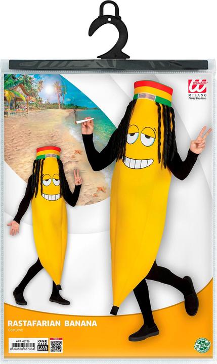 Actual product image Widmann Banana costume Rastafari (One size)