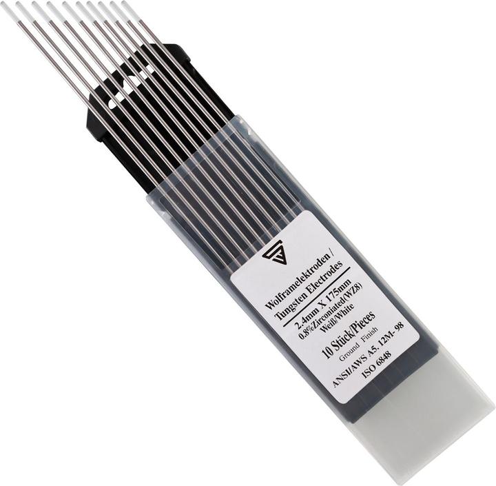 Produktbild Stahlwerk Wolframelektroden / Schweisselektroden WZ 2,4 x 175 mm Weiss 10er Set