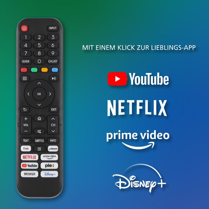 Produktbild JVC Fernseher 43 Zoll Smart TV VIDAA LT-43VDF5455 Full HD Fernseher, HDR TV mit Triple-Tuner (43", LED, Full HD, 2025)