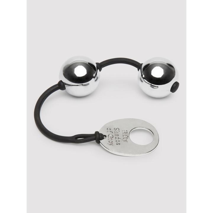 Actual product image Fifty Shades of Grey Inner Goddess Silver Pleasure Balls