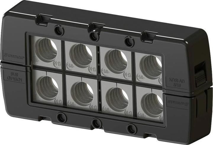 Image du produit Conta-Clip KDSI-SET 8/16 BK Passe-câble Polyamide 6.6 Noir 1 pc. (Gaines pour câbles, 12.60 cm)