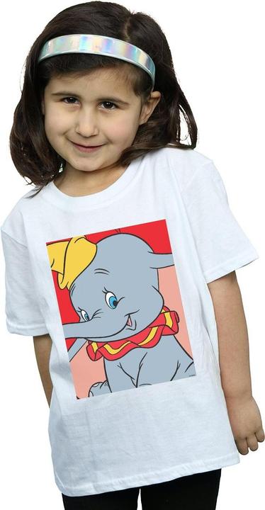 Actual product image Disney Girls Dumbo Portrait Cotton T-Shirt (152, 158)