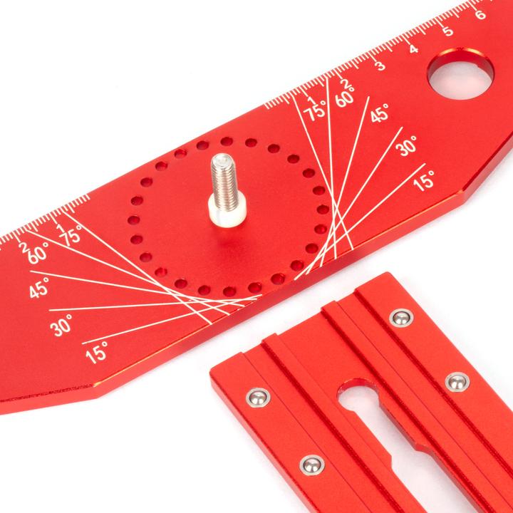 Produktbild Stahlwerk Winkel-Anreisslineal aus Aluminium mit Anschlag und Markierungsstift