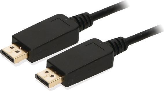 Actual product image 2-Power Displayport to Displayport Cable 2M (1 m, DisplayPort)