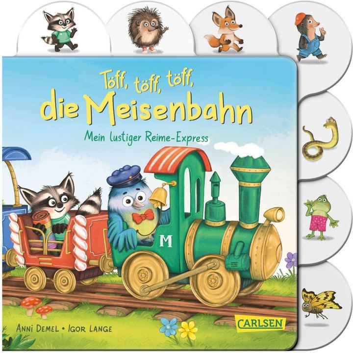 Immagine prodotto Demel:Töff, töff, töff, die Meisenbahn (Tedesco, Igor Lange, Anni Demel, 2024)
