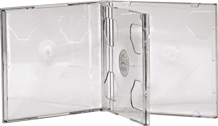 Actual product image Hama CD Double Box 5-pack Transparent Jewel Case