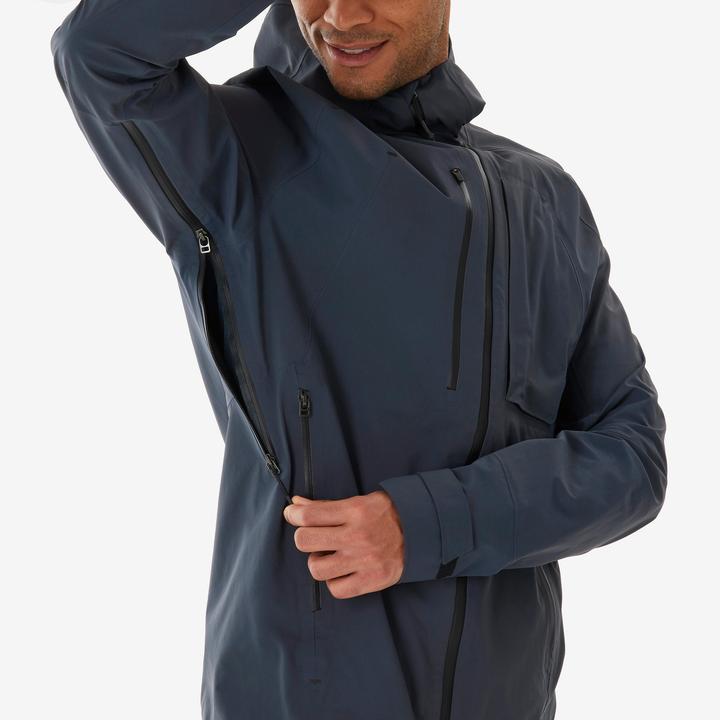 Image du produit Quechua Veste de randonnée homme, MH900 gris (L)