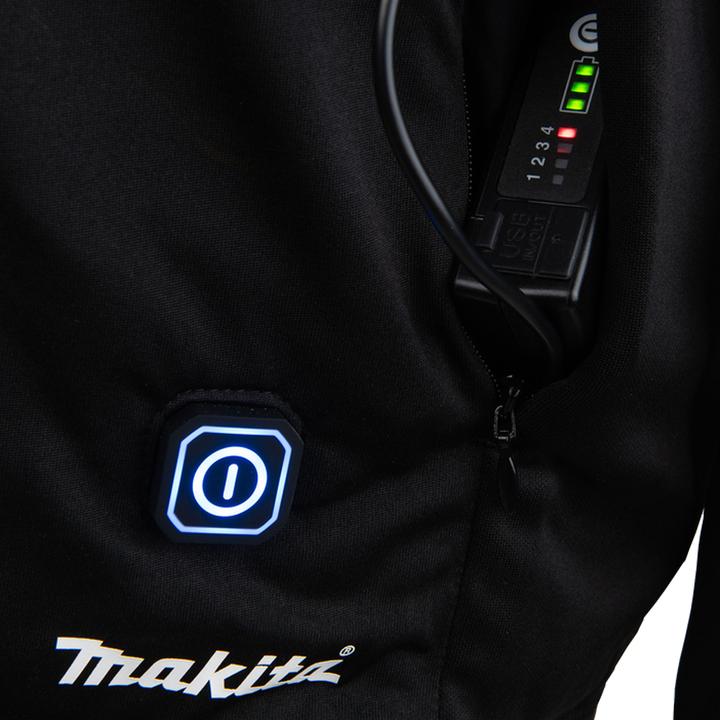 Actual product image Makita DCX200CL cordless thermal shirt | size L | 12V / 14.4V /18V, without battery, without charger (One size)