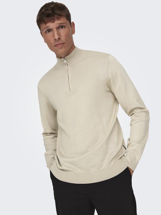 Actual product image Only & Sons Onswyler Life Reg 14 Half Zip Knit Noos (XS)