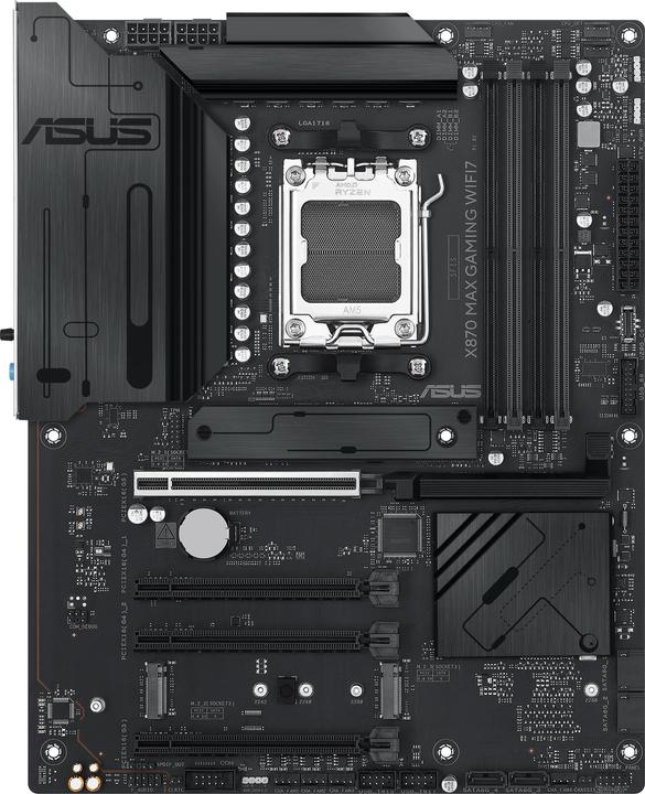 Actual product image ASUS MB AMD AM5 X870 MAX GAMING WIFI7 (AM5, AMD X870, ATX)