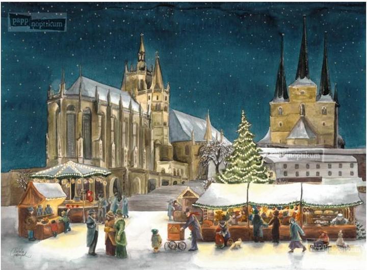 Produktbild Pappnoptikum 1041 - Erfurter Dom (Adventskalender)