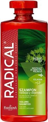 Image du produit Farmona RADICAL Shampooing volumateur pour cheveux fins et délicats 400ml (400 ml, Shampoing liquide)