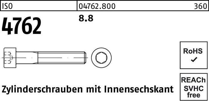 Image du produit Vis à tête cylindrique ISO 4762 à six pans creux M 30 x 360 8.8 (1 Vis par pièce)