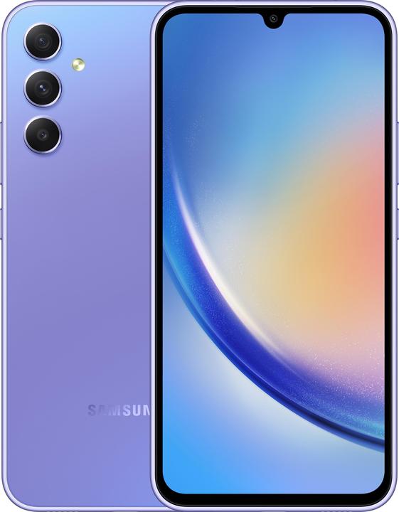 Image du produit Samsung Galaxy A34 5G (128 Go, Awesome Violet, 6.60", Double SIM, 48 Mpx, 5G)