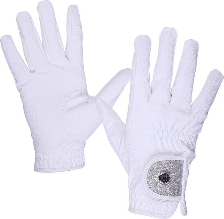 Image du produit Qhp gants d'équitation glitz (XS)