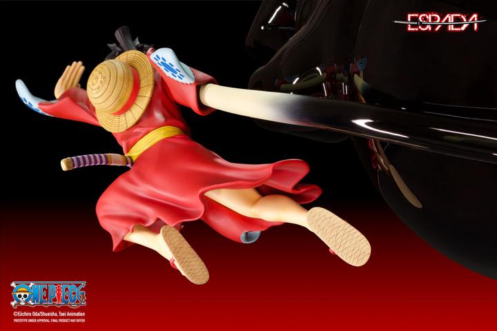 Actual product image Espada One Piece "Monkey D. Luffy" 1/8 PVC Wall Statue
