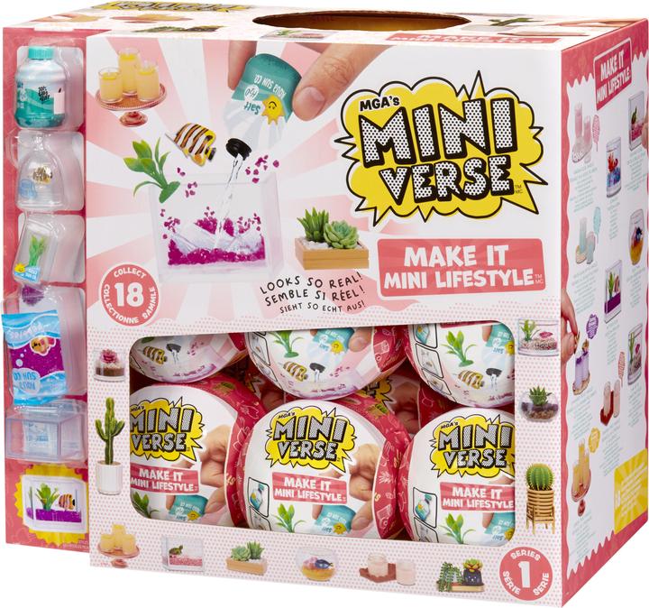 Actual product image MGA Miniverse Make It Mini Lifestyle in PDQ Series 1A