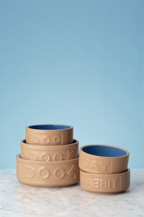 Actual product image Mason Cash Lettered Cat Bowl,5 inch, Cane & Blue (0.40 l)