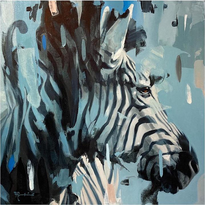 Image du produit Frank Pretorius Imprimé à rayures (40 x 40 cm)